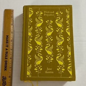 Pride and Prejudice 2008 Penguin Hardback Classic with Yellow Foil Stamped Cover